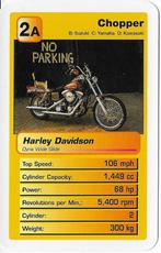 Kw09 motorkaartje 2a harley davidson Chopper Dyna Wide glide, Ophalen of Verzenden, Zo goed als nieuw, Auto's