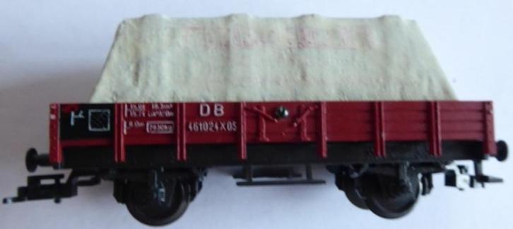 Fleischmann bruine bakwagon model 5200 met huif, Hobby en Vrije tijd, Modeltreinen | H0, Gebruikt, Wagon, Gelijkstroom, Fleischmann