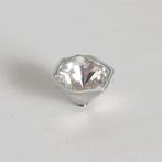 Zilverkleurige Melano twisted transparant cz, Verzenden