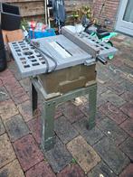 Zaagbank een klopboormachine en slijptol - incl werkbank, Doe-het-zelf en Verbouw, Gebruikt, Cirkelzaag, 70 mm of meer, Ophalen of Verzenden