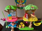 Enchantimal Jungle cafe, boot en diverse poppetjes, Ophalen, Gebruikt