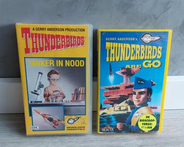 2 Thunderbirds VHS - Tanker in nood en Thunderbirds are go 