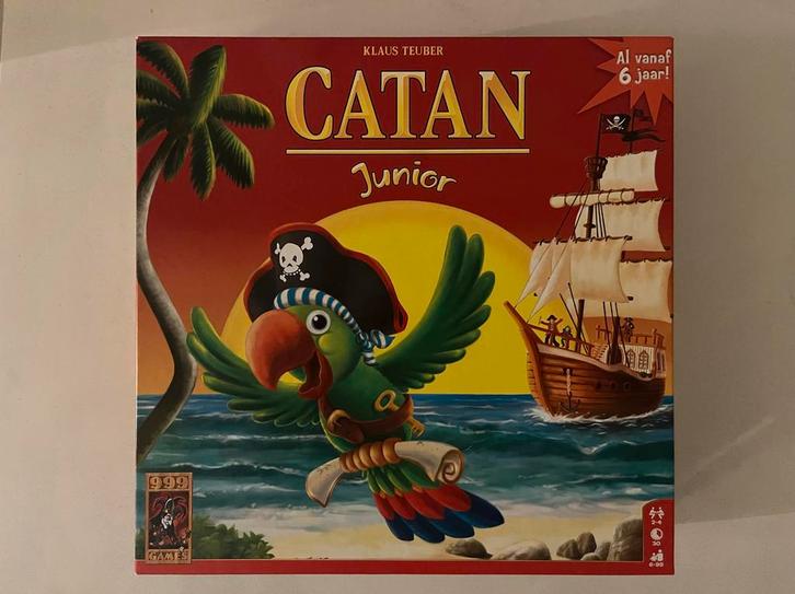 Catan Junior Piratenvariant - Kinderspel, Hobby en Vrije tijd, Gezelschapsspellen | Bordspellen, Zo goed als nieuw, Drie of vier spelers