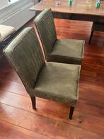 Groene leren eetkamerstoel, Ophalen