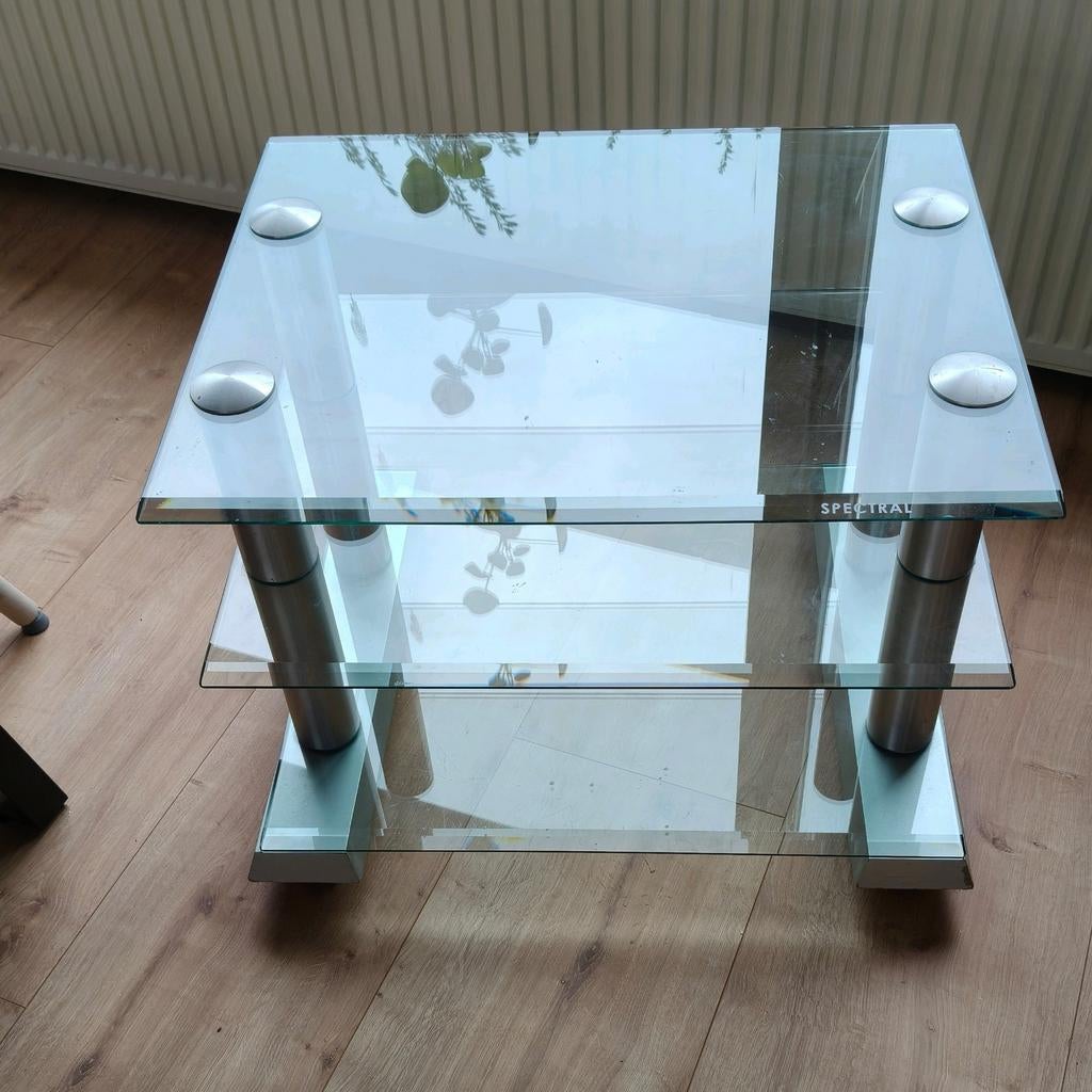 Glazen, Spectral tv kastje, Huis en Inrichting, Ophalen, Gebruikt, 50 tot 100 cm, Glas