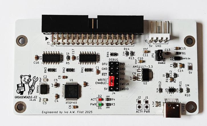 Greaseweazle v4.2 - De allernieuwste versie, Computers en Software, Vintage Computers, Verzenden