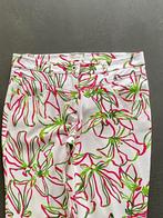 J237 Gerry Weber maat 36=S broek jeans groen/wit, Wit, Ophalen of Verzenden, Zo goed als nieuw, Driekwart