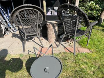 tuinset tuinstoelen tafel bijzettafel balkon set bistro set beschikbaar voor biedingen