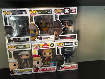 Funko Pop Collectie - Kingdom Hearts, Halo, Run DMC, etc. beschikbaar voor biedingen