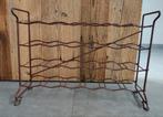 Vintage tomado wijnrek voor 18 flessen jaren 60 70, Ophalen of Verzenden, Zo goed als nieuw, Hout, Minder dan 50 cm