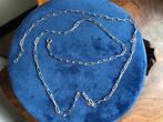 Zilveren ketting,zilver collier 81 cm,lange schakel 925, Ophalen, Nieuw