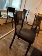 Houten horeca stoelen, Huis en Inrichting, Stoelen, Gebruikt, Bruin, Cafe/restaurant, Ophalen of Verzenden