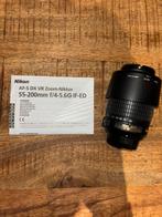 Nikon zoom lens DX VR 55-200mm, Audio, Tv en Foto, Fotografie | Lenzen en Objectieven, Ophalen, Zo goed als nieuw, Telelens, Zoom