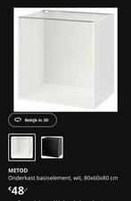 Metod keukenkast 80bx60dx80h nieuw, Huis en Inrichting, Keuken | Keukenelementen, Ophalen, Wit, Nieuw, 50 tot 100 cm