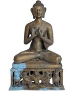 Noord-Indiase messing Boeddha, Ophalen of Verzenden, Gebruikt