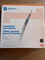 Hirschmann Coax Kabel 20 Meter wit, Ophalen of Verzenden, Nieuw, 10 meter of meer, Coaxiale kabel