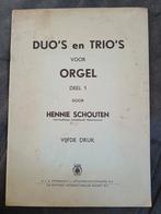 Duo's en Trio's voor Orgel - Deel 1, Muziek en Instrumenten, Bladmuziek, Orgel, Gebruikt, Klassiek, Ophalen of Verzenden