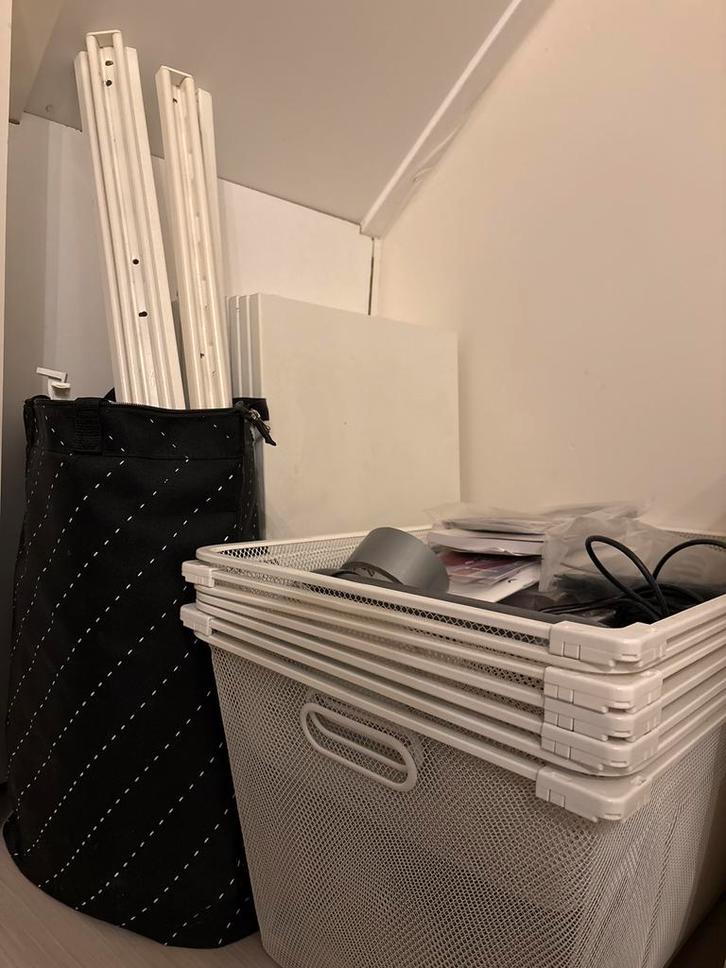 Ikea Algot (Boaxel) Wandrek/stelling, Huis en Inrichting, Kasten | Stellingkasten, Gebruikt, Ophalen