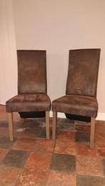 Set van 4 Bruine Stoelen, Huis en Inrichting, Stoelen, Ophalen of Verzenden, Gebruikt, Bruin, Vier