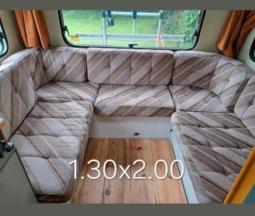Kussenset rondzit kussens 130 x 2.00 caravan camper beschikbaar voor biedingen