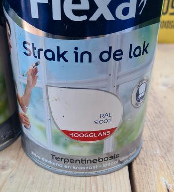 Flexa RAL 9001 hoogglans beschikbaar voor biedingen