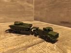 Matchbox Lesney tank transporter en tank, Ophalen of Verzenden, Gebruikt, Bus of Vrachtwagen, Lesney