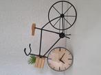 Mooie decoratie klok, fietsmodel zgan, Ophalen of Verzenden, Zo goed als nieuw, Wandklok