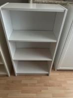 Witte Boekenkast met 2 Planken, Ophalen, Met plank(en), Gebruikt, 100 tot 150 cm