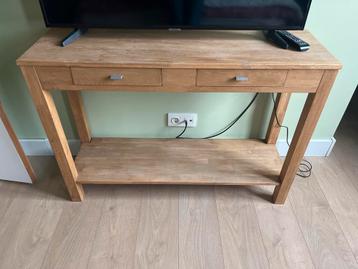 Houten Sidetable met 2 Lades beschikbaar voor biedingen