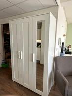 Kledingkast 3 deuren Brimnes IKEA, Ophalen, Gebruikt, 100 tot 150 cm, Met hangruimte