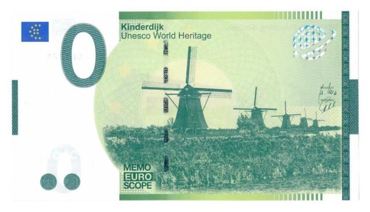 Nederland 0 euro Kinderdijk 2023 (2e druk), Postzegels en Munten, Bankbiljetten | Nederland, Los biljet, Euro's, Ophalen of Verzenden