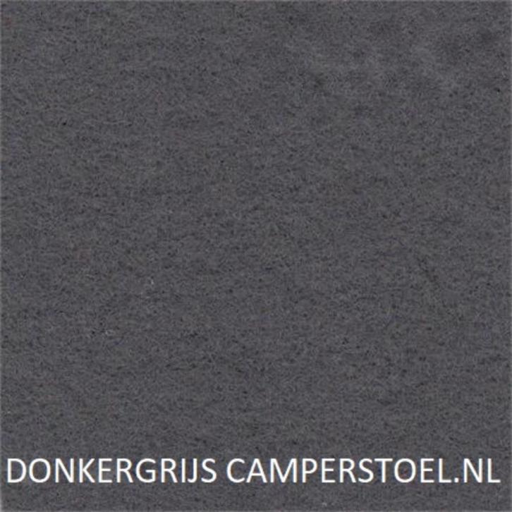 Donkergrijs naaldvilt stretch wandbekleding 200 cm breed, Caravans en Kamperen, Camper-accessoires, Nieuw, Ophalen of Verzenden