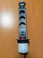 2x Brennenstuhl Stekkerdoos met USB - Bureau Inbouw, Brennenstuhl, Telefoon, Nieuw, Ophalen of Verzenden