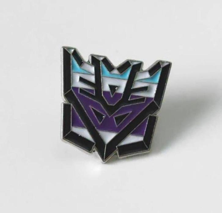 TRANSFORMERS Decepticons logo Enamel Pin speldje, Verzamelen, Transformers, Nieuw, Overige generaties, Verzenden