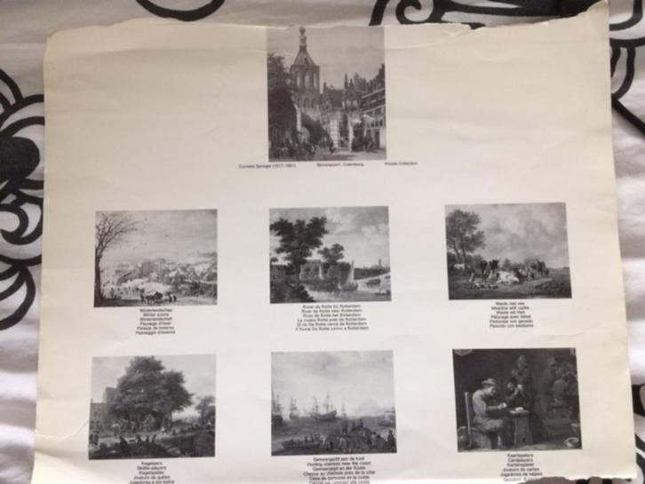 blz met diverse prenten, Verzamelen, Foto's en Prenten, Gebruikt, Ophalen of Verzenden