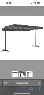Markies grijs 375x250x220, Tuin en Terras, Parasols, Ophalen, Gebruikt, Kantelbaar, Overige typen