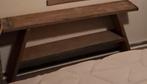 Mooie steigerhouten bankjes, Ophalen, 100 tot 150 cm, Zo goed als nieuw, 25 tot 50 cm