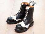 Grinders Black&White Brogue steel cap Boots maat 41, Zwart, Overige typen, Ophalen of Verzenden, Grinders