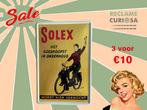 Reclamebord Solex 20x30, Ophalen of Verzenden, Zo goed als nieuw, Reclamebord