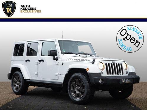 Jeep Wrangler Unlimited 3.6 Golden Eagle Cabriolet Stoelverw, Auto's, Jeep, Bedrijf, Te koop, Wrangler, 4x4, ABS, Airbags, Airconditioning