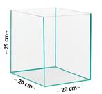 Volglas Aquarium 20x20x25, Dieren en Toebehoren, Vissen | Aquaria en Toebehoren, Nieuw, Ophalen of Verzenden, Leeg aquarium, Nvt