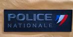 Grote rug patch nationale politie Frankrijk, Ophalen of Verzenden, Nederland, Embleem of Badge
