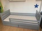 Kinderbed Milly & Mo Grijs, Ophalen, 85 tot 100 cm, Gebruikt, Lattenbodem