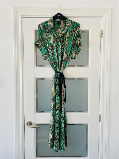 NÜ Denmark jurk maat, Kleding | Dames, Jurken, Zo goed als nieuw, Maat 42/44 (L), Groen, Onder de knie, Ophalen of Verzenden