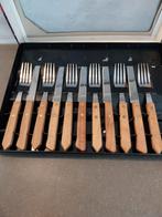 Barbecook Party Steakset 12-delig, Ophalen of Verzenden, Zo goed als nieuw, Hout, Bestekset