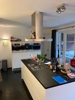 STIJLVOLLE KEUKEN HOOGGLANS MET EILAND, Ophalen, Wit, Graniet of Steen, Dubbelwandige keuken