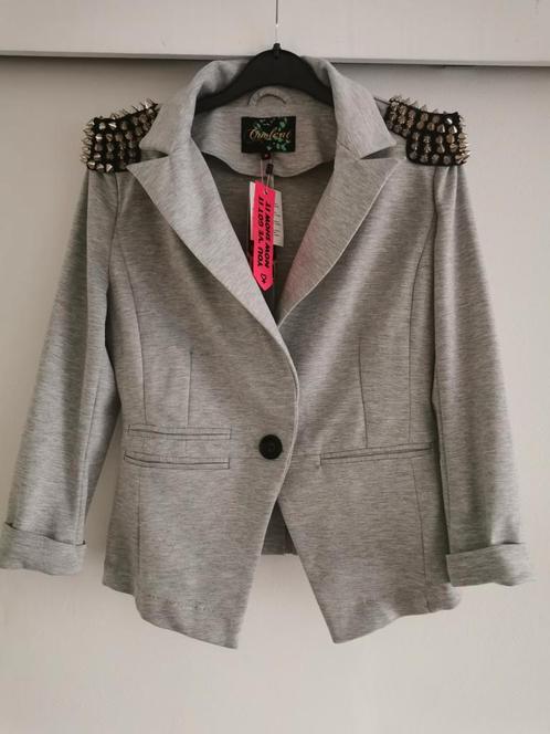 Coolcat jasje mt. M, Kleding | Dames, Jasjes, Kostuums en Pakken, Nieuw, Jasje, Maat 38/40 (M), Grijs, Verzenden