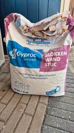Gyproc blokken wand stuc halve zak, Ophalen, Gebruikt
