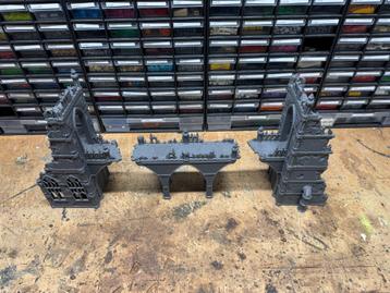 Medieval bridge with towers 28mm D&D Warhammer  beschikbaar voor biedingen