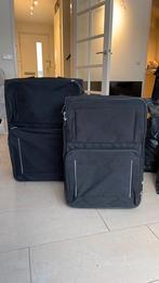 Set van 2 koffers, Ophalen, Uitschuifbare handgreep, Gebruikt, 50 tot 60 cm